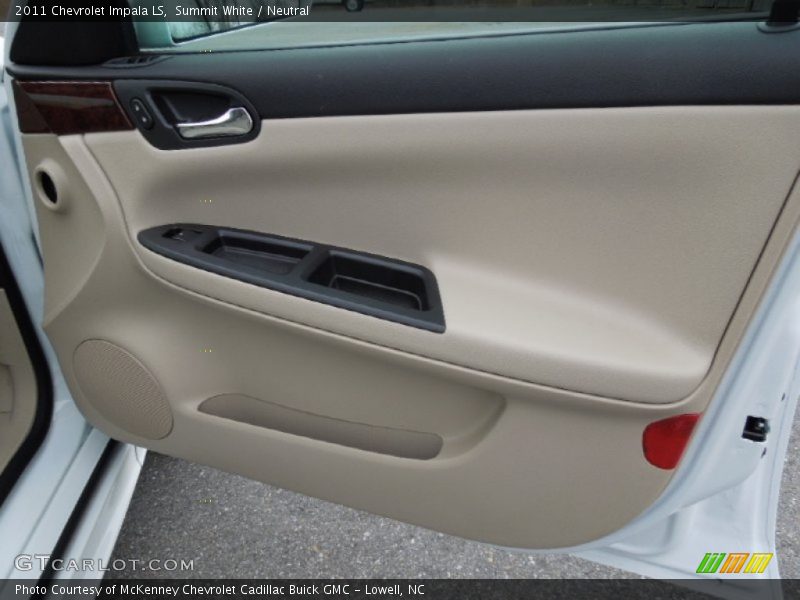 Summit White / Neutral 2011 Chevrolet Impala LS