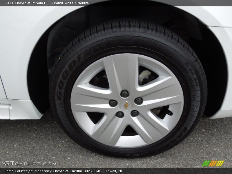 Summit White / Neutral 2011 Chevrolet Impala LS