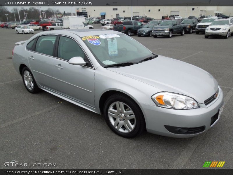Silver Ice Metallic / Gray 2011 Chevrolet Impala LT