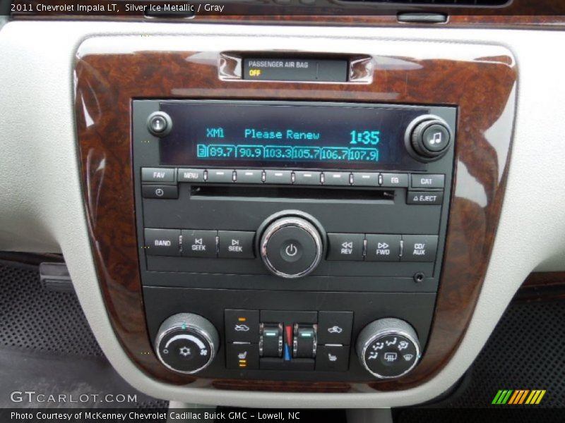 Silver Ice Metallic / Gray 2011 Chevrolet Impala LT