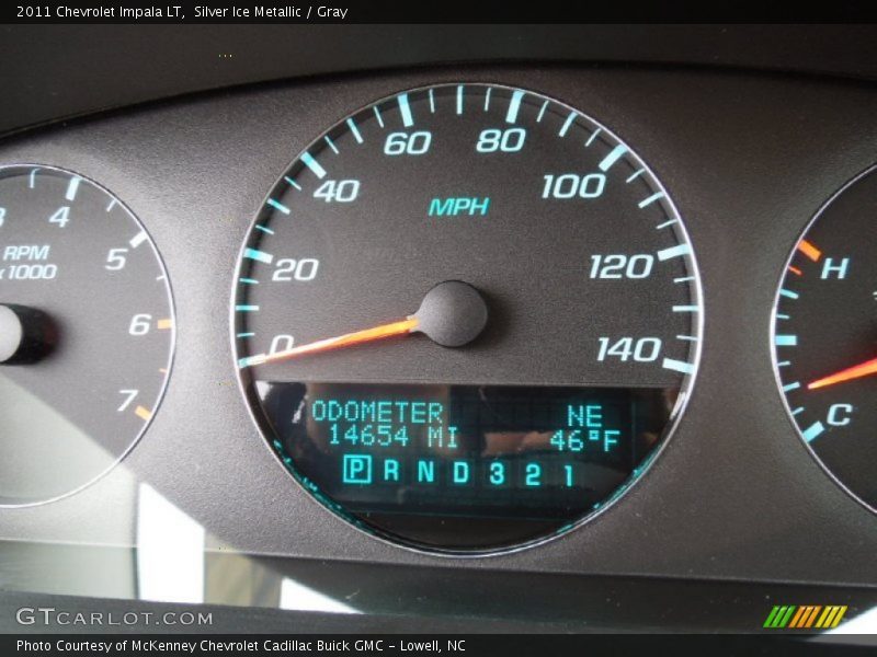 Silver Ice Metallic / Gray 2011 Chevrolet Impala LT