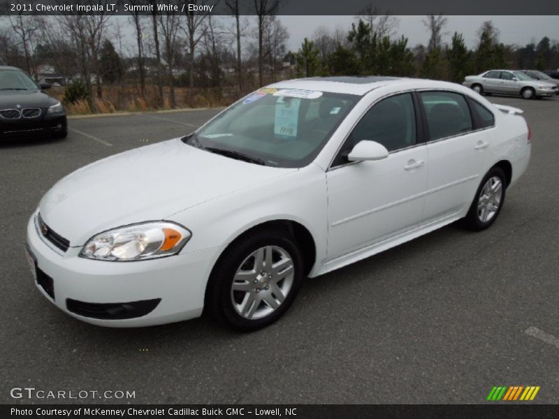 Summit White / Ebony 2011 Chevrolet Impala LT