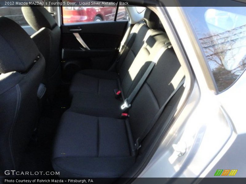 Liquid Silver Metallic / Black 2012 Mazda MAZDA3 s Touring 5 Door