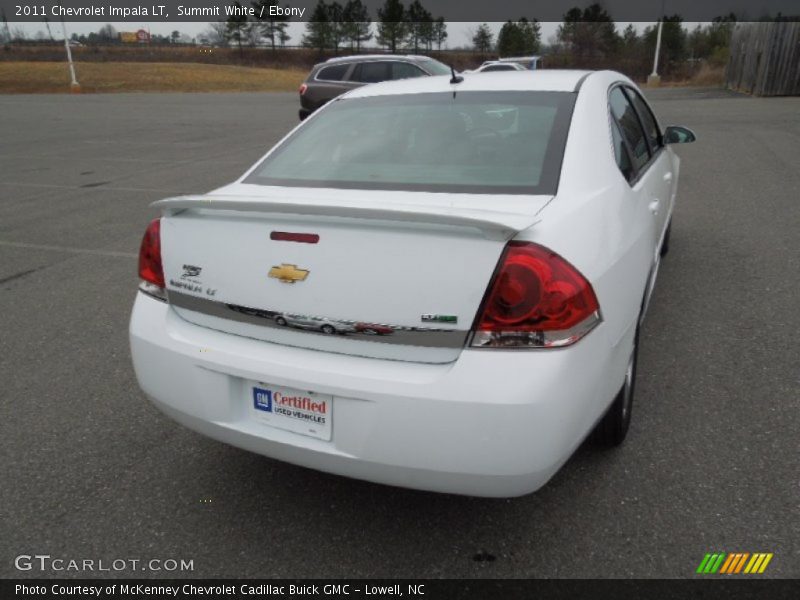 Summit White / Ebony 2011 Chevrolet Impala LT