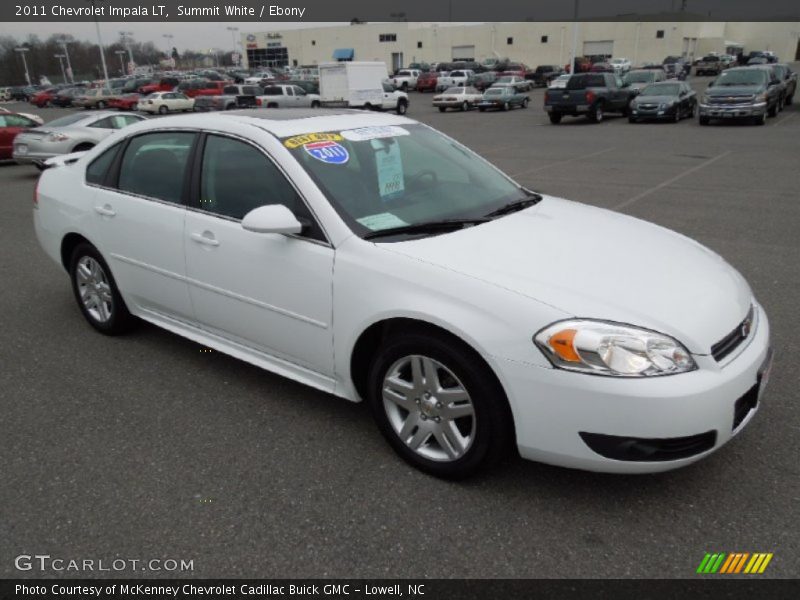 Summit White / Ebony 2011 Chevrolet Impala LT