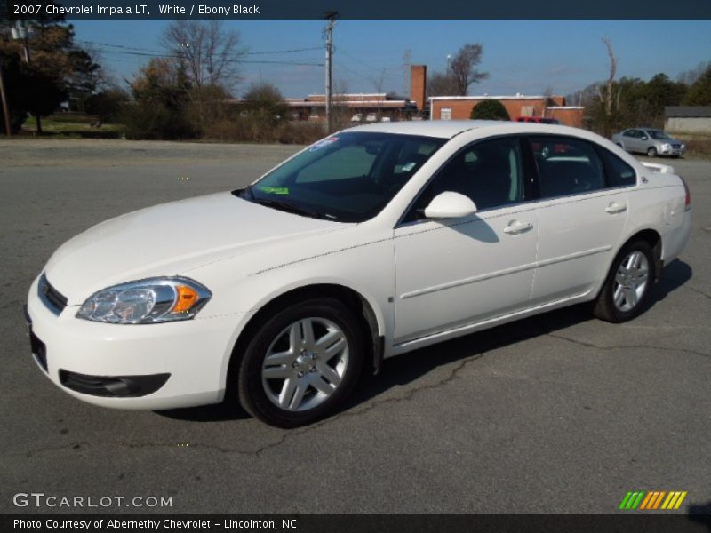 White / Ebony Black 2007 Chevrolet Impala LT