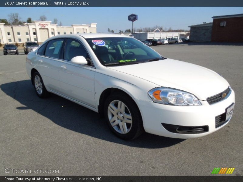 White / Ebony Black 2007 Chevrolet Impala LT