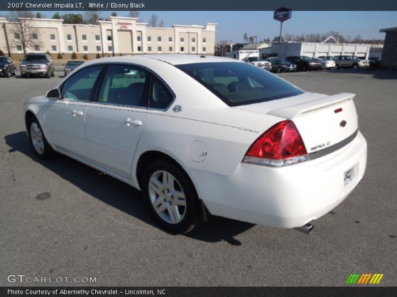 White / Ebony Black 2007 Chevrolet Impala LT