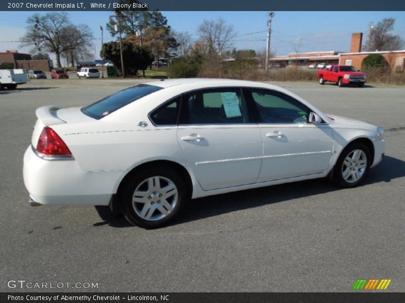 White / Ebony Black 2007 Chevrolet Impala LT