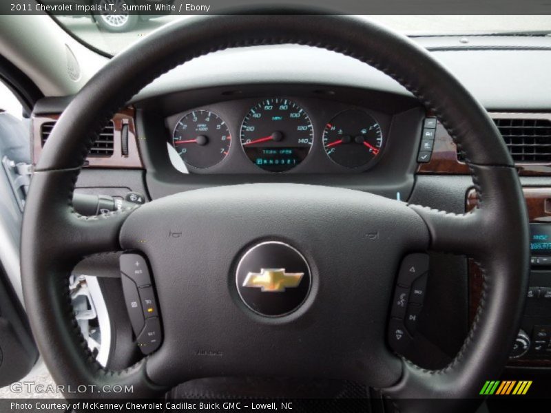 Summit White / Ebony 2011 Chevrolet Impala LT