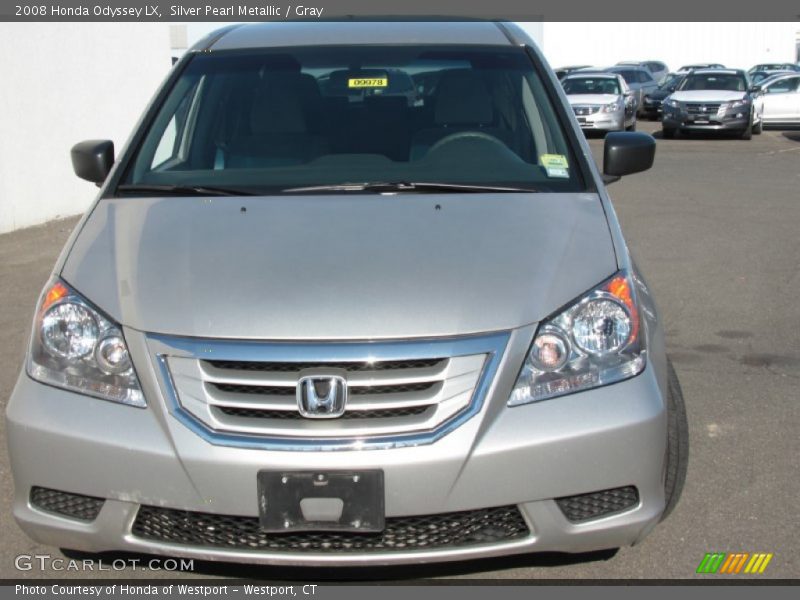 Silver Pearl Metallic / Gray 2008 Honda Odyssey LX