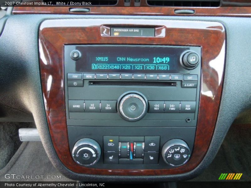 White / Ebony Black 2007 Chevrolet Impala LT