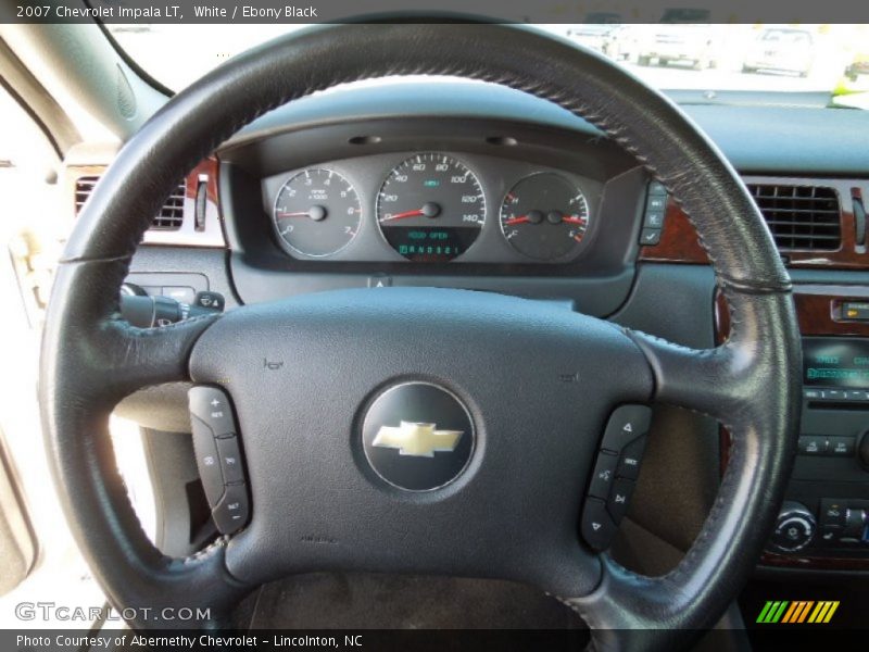 White / Ebony Black 2007 Chevrolet Impala LT