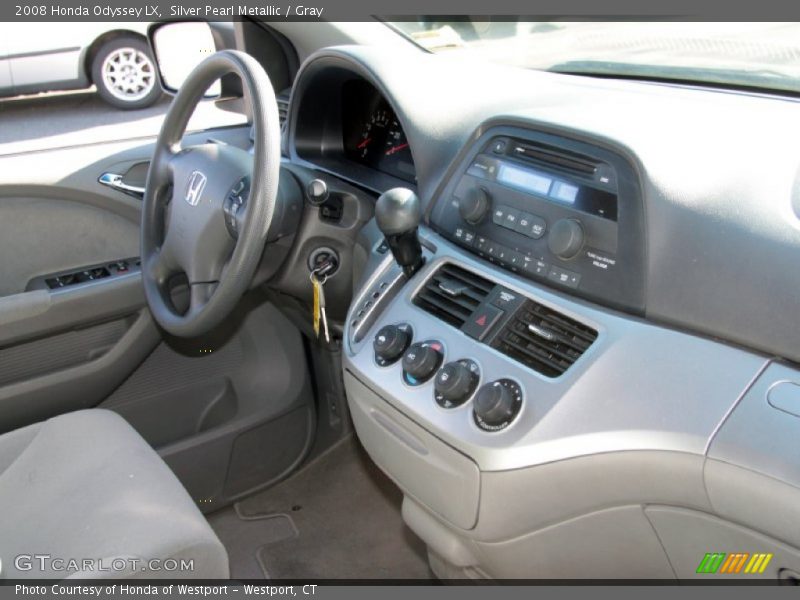 Silver Pearl Metallic / Gray 2008 Honda Odyssey LX