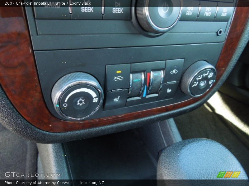 White / Ebony Black 2007 Chevrolet Impala LT