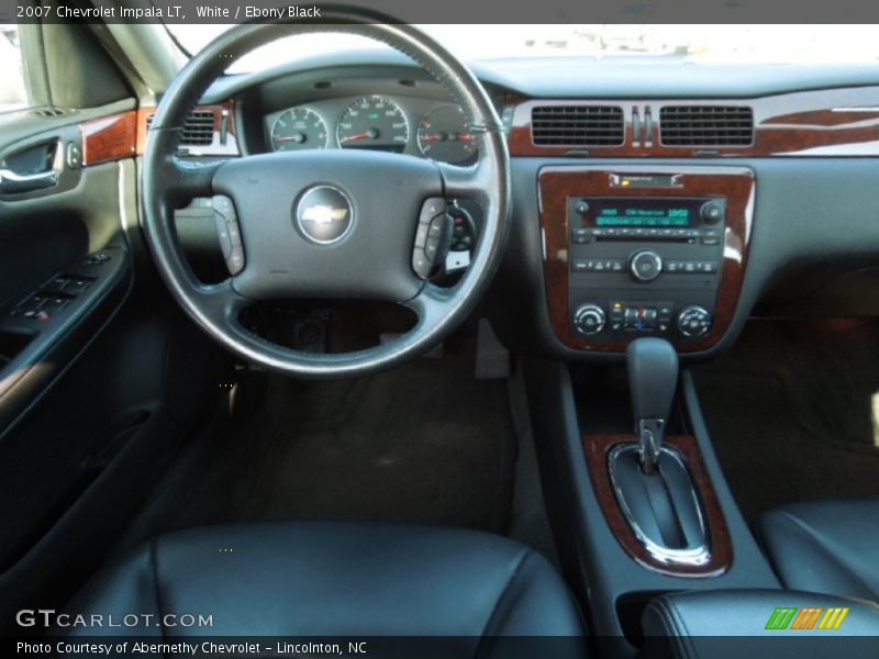 White / Ebony Black 2007 Chevrolet Impala LT