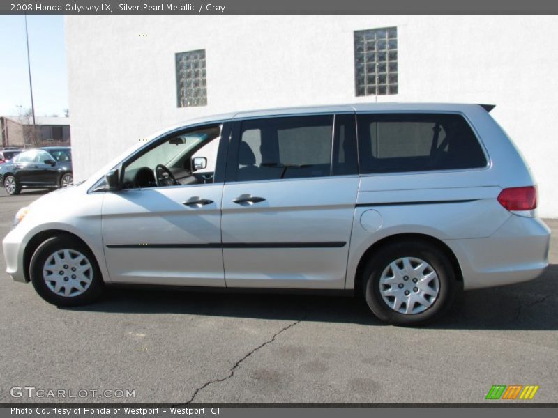Silver Pearl Metallic / Gray 2008 Honda Odyssey LX
