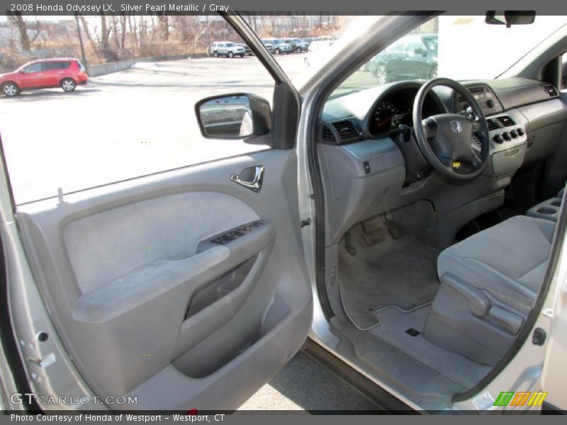 Silver Pearl Metallic / Gray 2008 Honda Odyssey LX