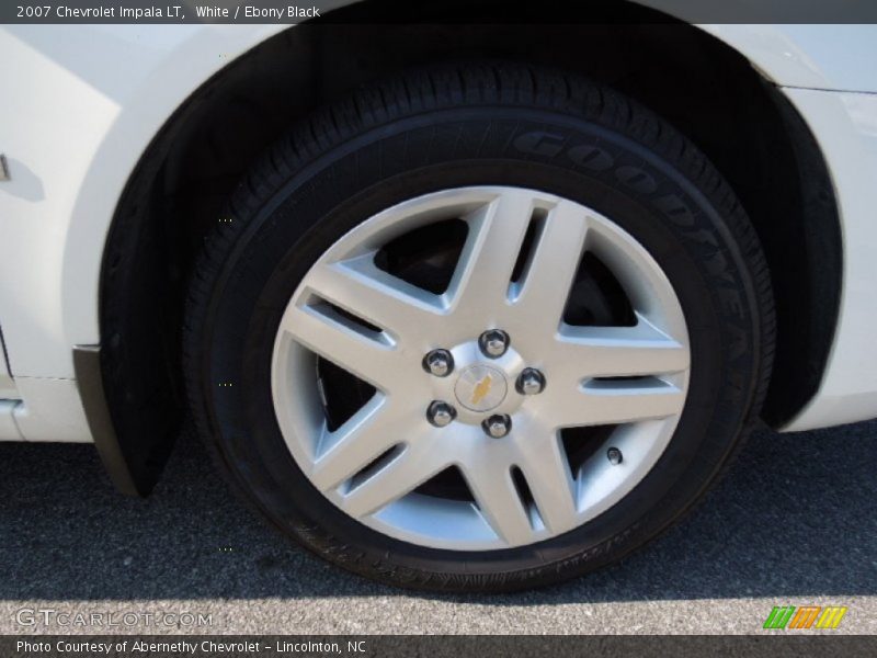 White / Ebony Black 2007 Chevrolet Impala LT