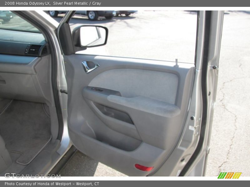 Silver Pearl Metallic / Gray 2008 Honda Odyssey LX