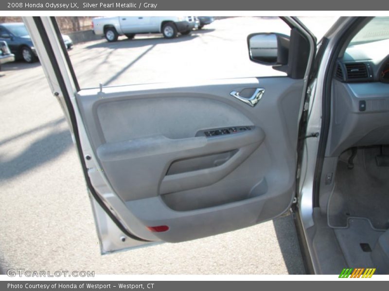 Silver Pearl Metallic / Gray 2008 Honda Odyssey LX