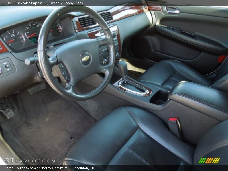 White / Ebony Black 2007 Chevrolet Impala LT