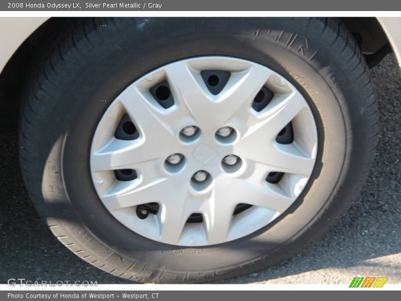 Silver Pearl Metallic / Gray 2008 Honda Odyssey LX