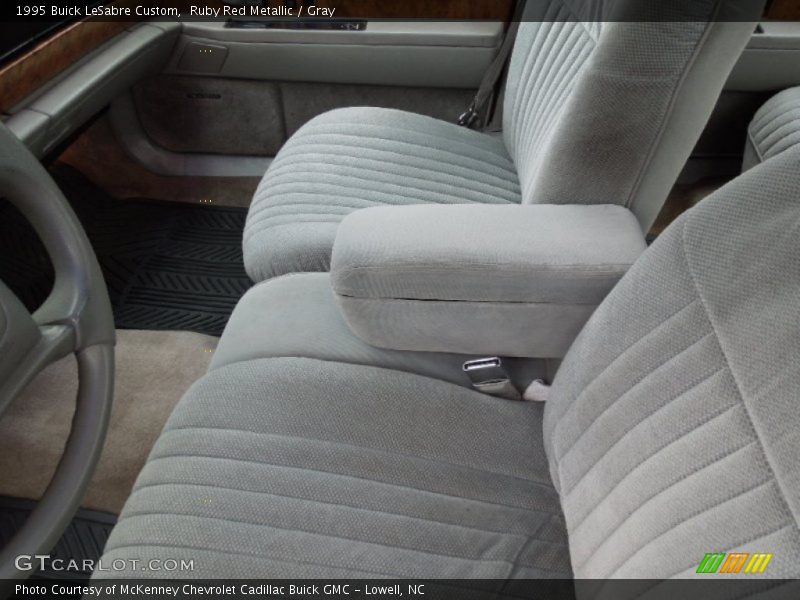 Ruby Red Metallic / Gray 1995 Buick LeSabre Custom