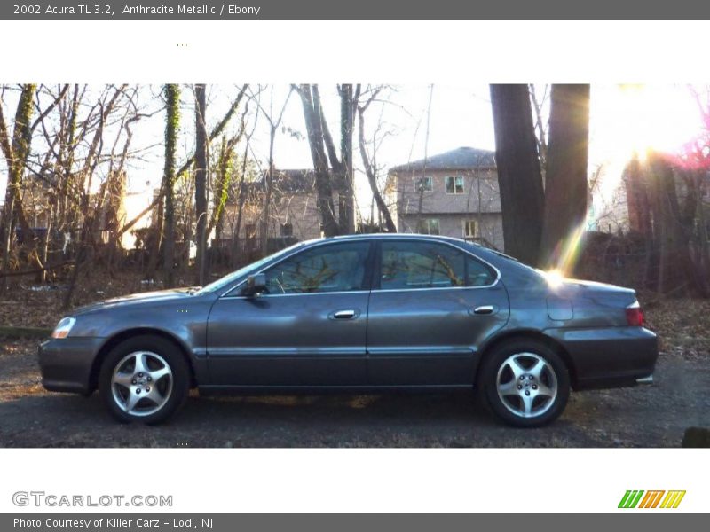 Anthracite Metallic / Ebony 2002 Acura TL 3.2