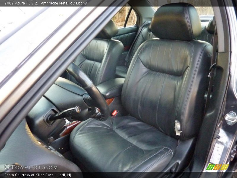 Anthracite Metallic / Ebony 2002 Acura TL 3.2