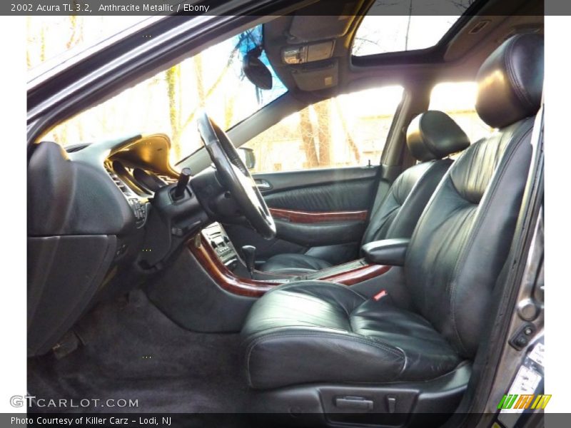 Anthracite Metallic / Ebony 2002 Acura TL 3.2