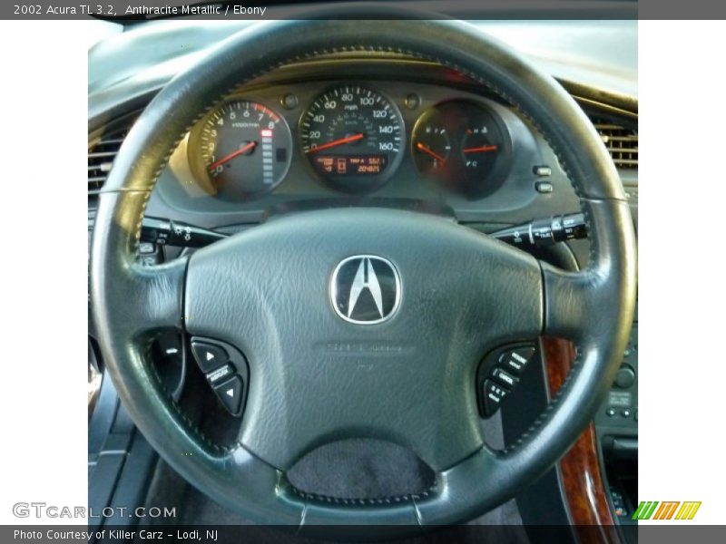 Anthracite Metallic / Ebony 2002 Acura TL 3.2