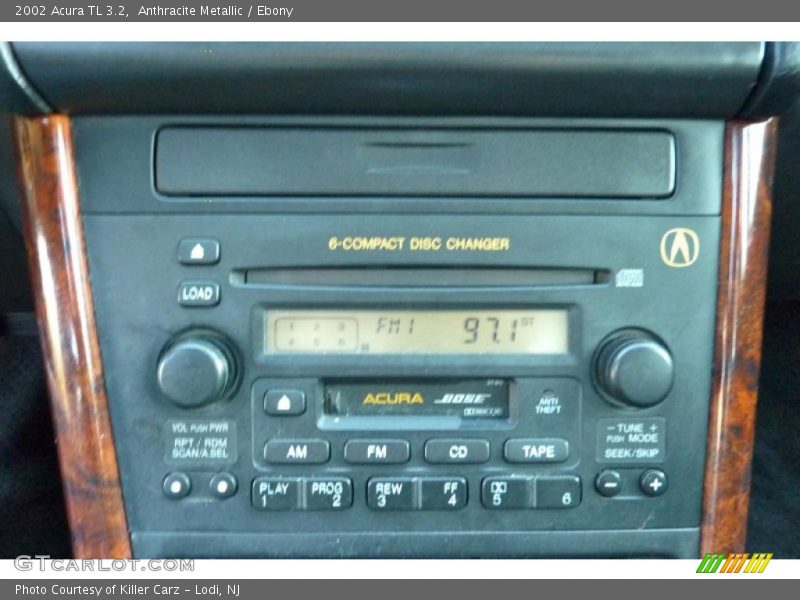 Anthracite Metallic / Ebony 2002 Acura TL 3.2