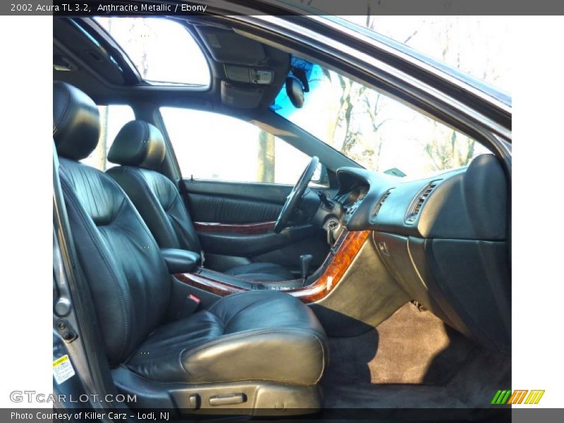 Anthracite Metallic / Ebony 2002 Acura TL 3.2