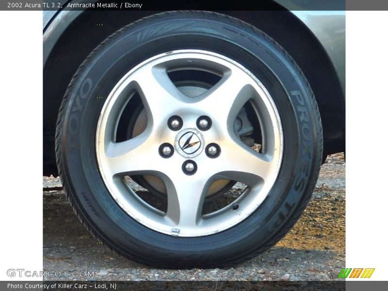 Anthracite Metallic / Ebony 2002 Acura TL 3.2