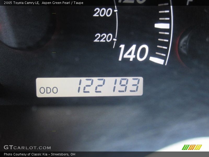 Aspen Green Pearl / Taupe 2005 Toyota Camry LE