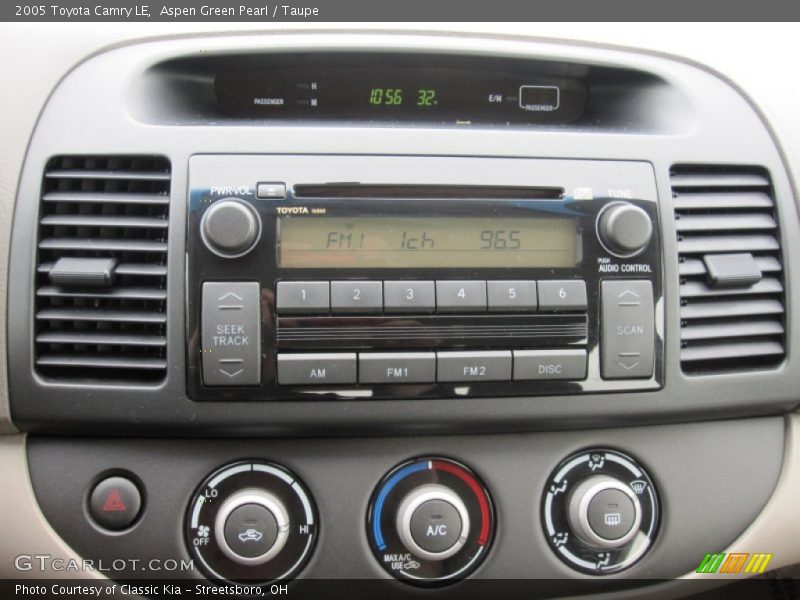 Aspen Green Pearl / Taupe 2005 Toyota Camry LE