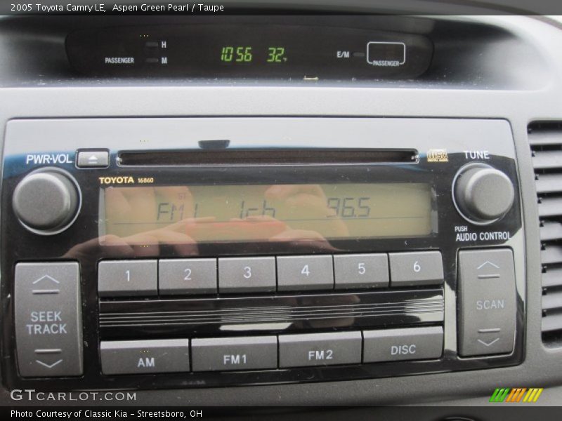 Aspen Green Pearl / Taupe 2005 Toyota Camry LE