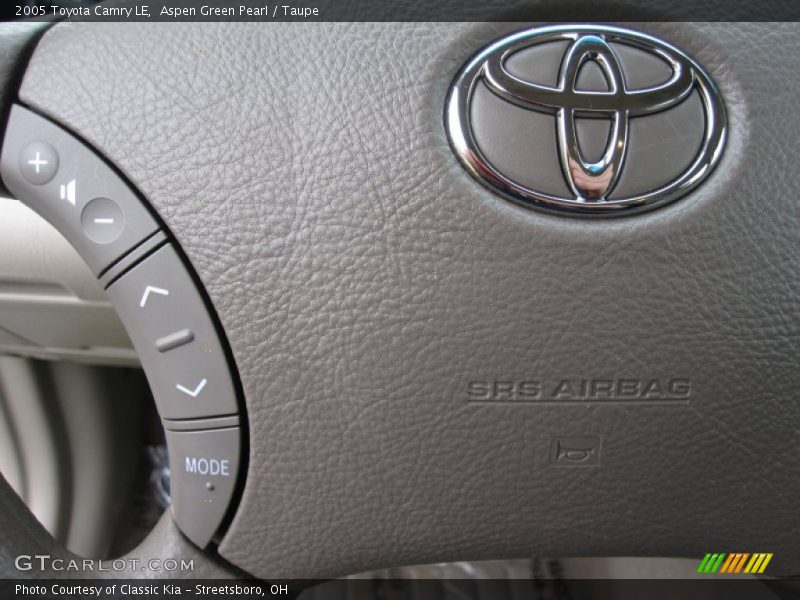 Aspen Green Pearl / Taupe 2005 Toyota Camry LE