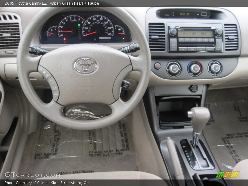 Aspen Green Pearl / Taupe 2005 Toyota Camry LE