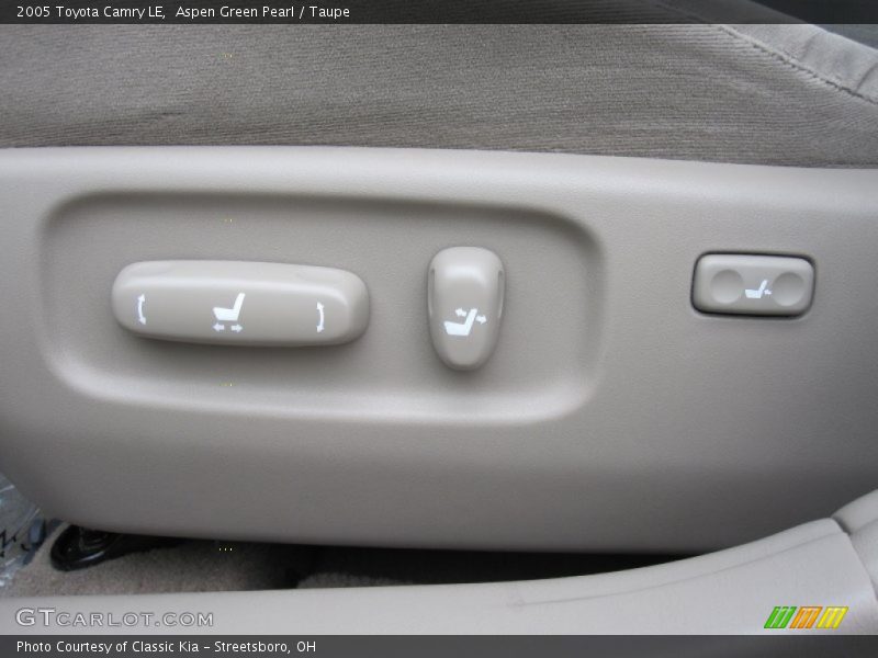 Aspen Green Pearl / Taupe 2005 Toyota Camry LE