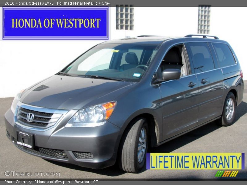 Polished Metal Metallic / Gray 2010 Honda Odyssey EX-L