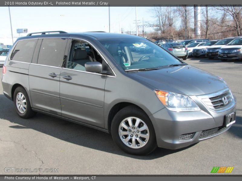 Polished Metal Metallic / Gray 2010 Honda Odyssey EX-L