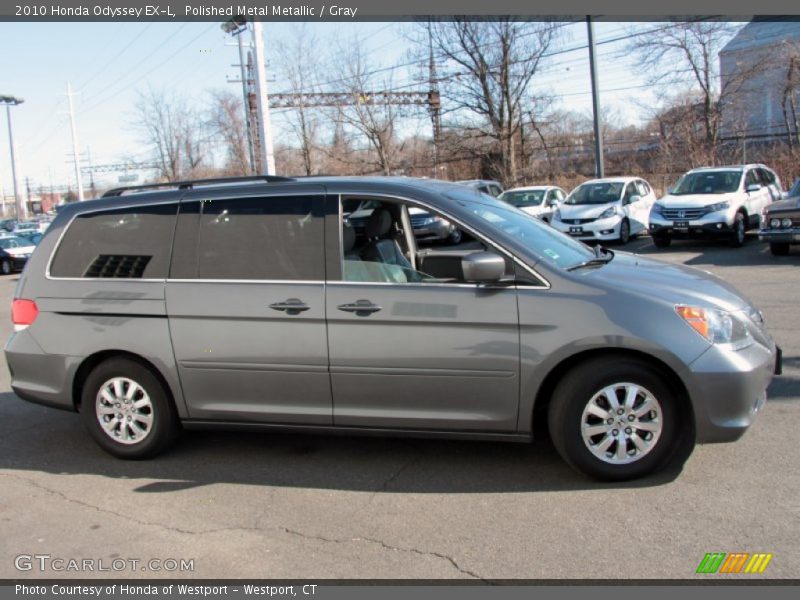Polished Metal Metallic / Gray 2010 Honda Odyssey EX-L