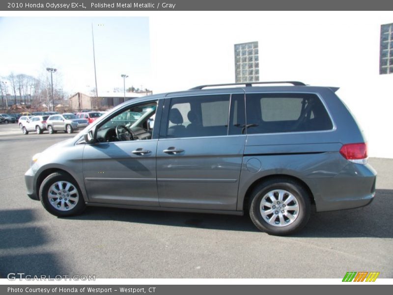 Polished Metal Metallic / Gray 2010 Honda Odyssey EX-L