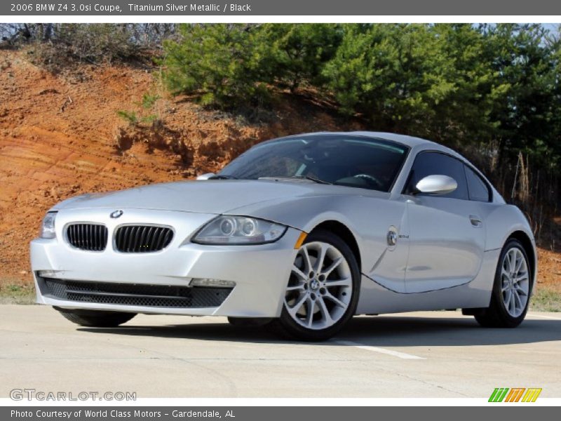 Titanium Silver Metallic / Black 2006 BMW Z4 3.0si Coupe