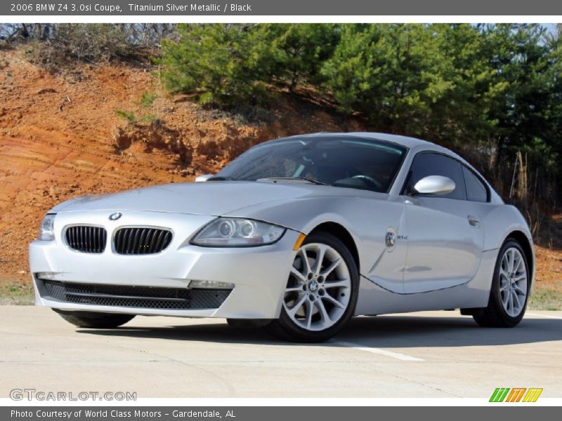 Titanium Silver Metallic / Black 2006 BMW Z4 3.0si Coupe