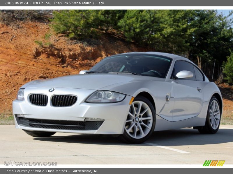 Titanium Silver Metallic / Black 2006 BMW Z4 3.0si Coupe