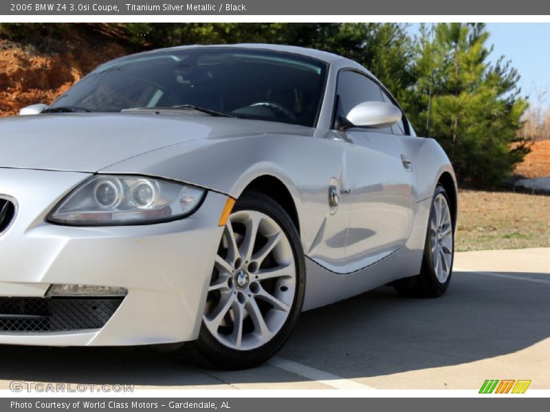 Titanium Silver Metallic / Black 2006 BMW Z4 3.0si Coupe