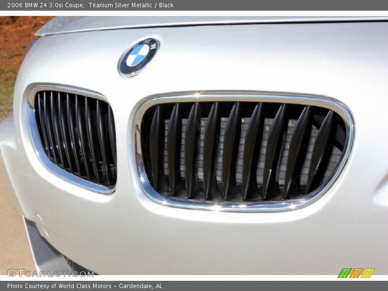 Titanium Silver Metallic / Black 2006 BMW Z4 3.0si Coupe